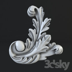 Decorative plaster - Branch 