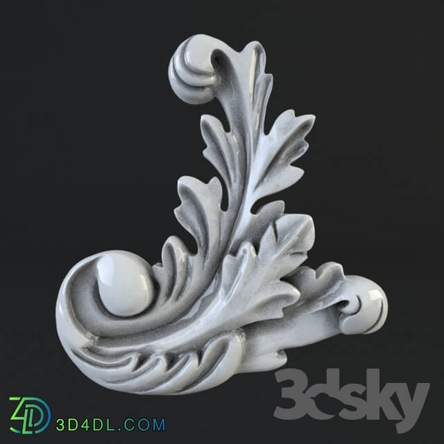 Decorative plaster - Branch