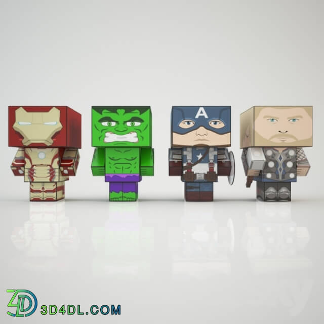 Toy - Cubeecraft - The Avengers