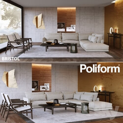 Sofa - Set from Poliform Bristol 