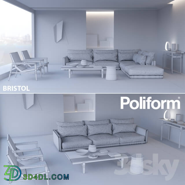 Sofa - Set from Poliform Bristol