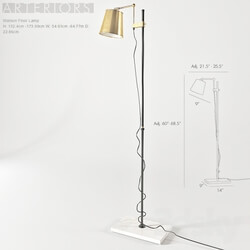 Floor lamp - Arteriors Watson Floor Lamp 