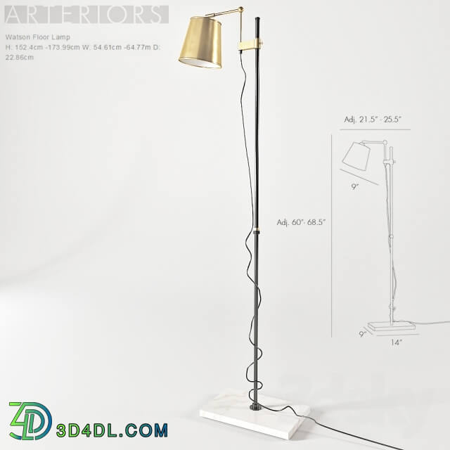 Floor lamp - Arteriors Watson Floor Lamp