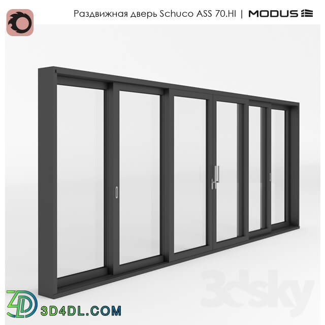 Doors - Sliding door ASS 70.HI - ST 3F