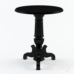 Table - Mis en Demeure Pedestal table turenne round 
