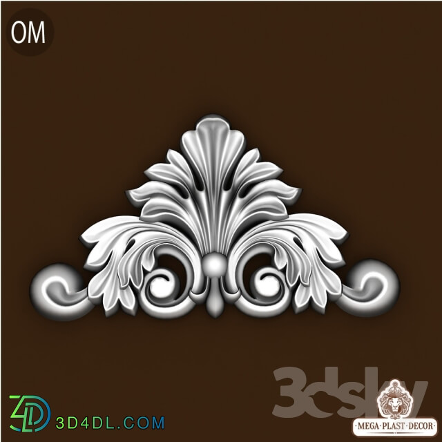 Decorative plaster - Om. Mega plast decor Bas-relief