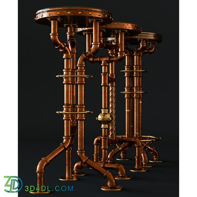 Chair - Steampunk Stools