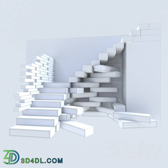 Staircase - Ladder Jenga Stair