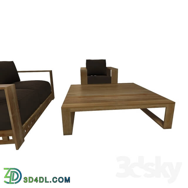 Sofa - Sofa_ chair_ table for garden