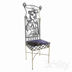 Chair - Chair _Picasso__ is unique. 