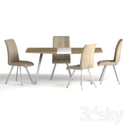 Table _ Chair - Halmar Trevor table _ chair Halmar k241 