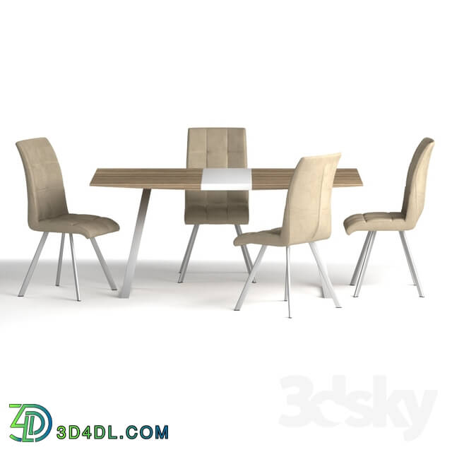 Table _ Chair - Halmar Trevor table _ chair Halmar k241