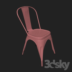 Chair - Iron chair - pink 