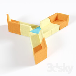 Sofa - OM Sofa Origami 9-seater 