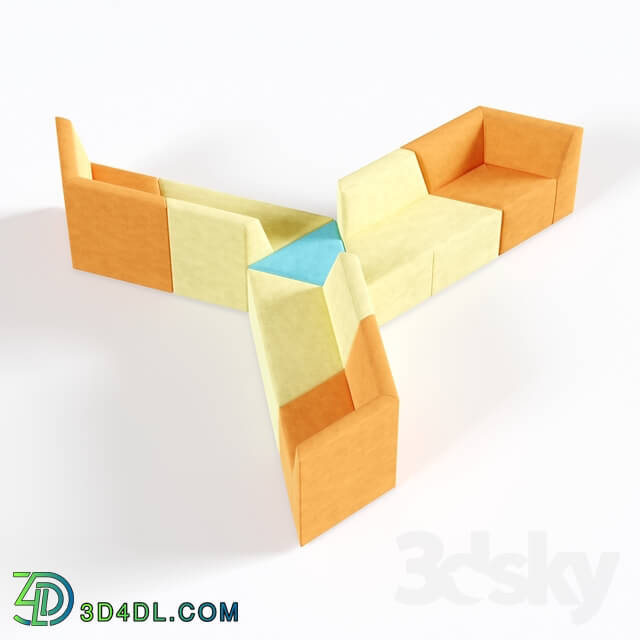 Sofa - OM Sofa Origami 9-seater