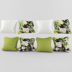 Pillows - Set of pillows flowers 