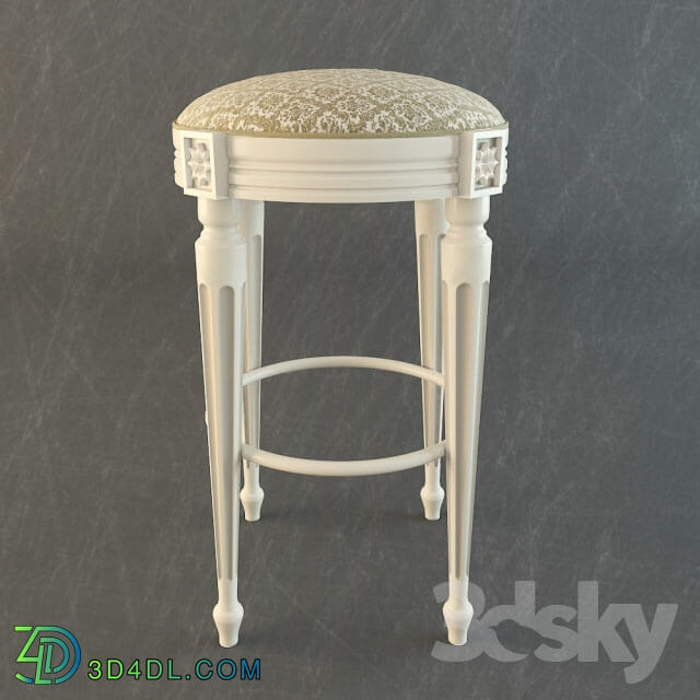 Chair - Classic White bar stool