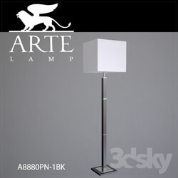 Floor lamp - Lamp Arte Lamp A8880PN-1BK 