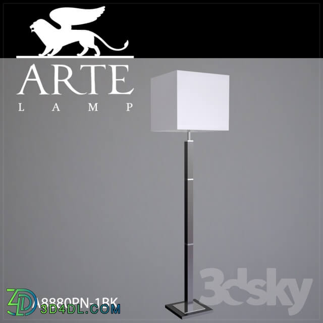 Floor lamp - Lamp Arte Lamp A8880PN-1BK