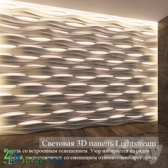 Other decorative objects - Light 3D panel Lightstream