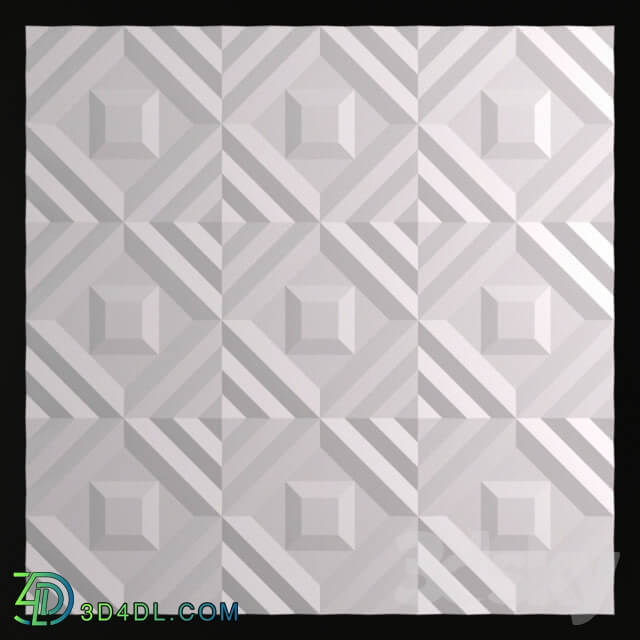 3D panel - Decorative wall panel 10