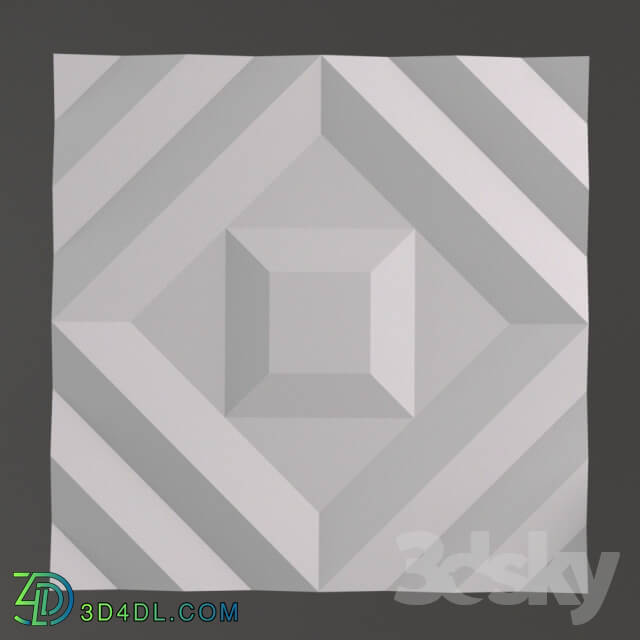 3D panel - Decorative wall panel 10