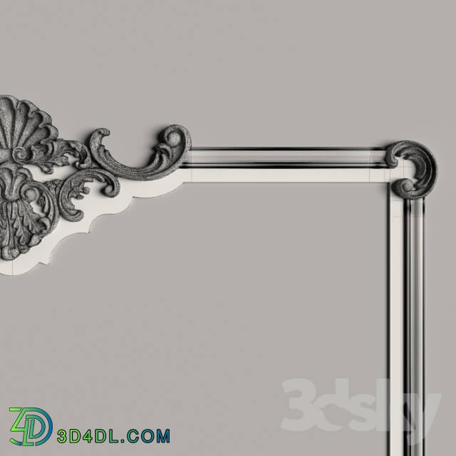 Decorative plaster - Decorative mirror _5