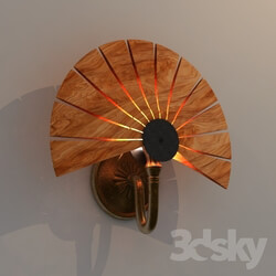 Wall light - Sconce_ wood 