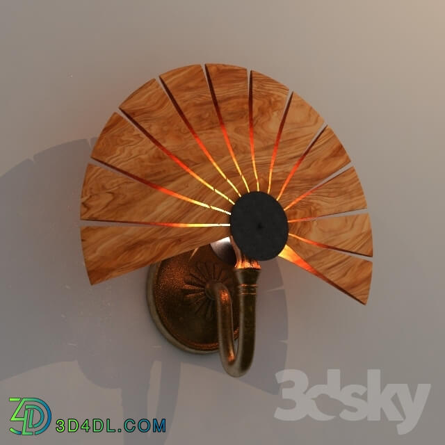 Wall light - Sconce_ wood