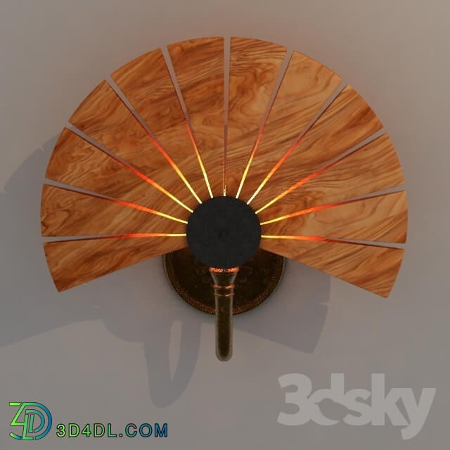 Wall light - Sconce_ wood