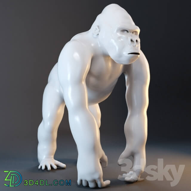 Sculpture - AnimalStatue _ gorilla