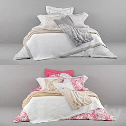 Bed - Linen Zara Home _red and gold _ gray_ 