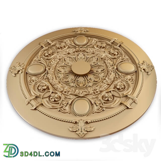 Decorative plaster - Rosette ceiling