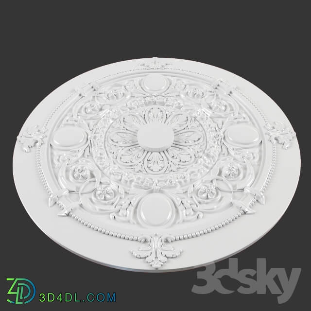 Decorative plaster - Rosette ceiling