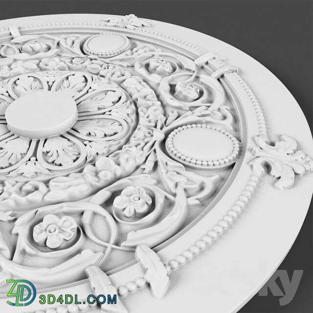 Decorative plaster - Rosette ceiling