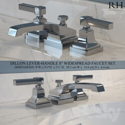 Faucet - DILLON LEVER-HANDLE 8in WIDESPREAD FAUCET SET 