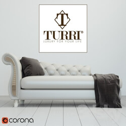 Other soft seating - Classic couch Turri Couture 