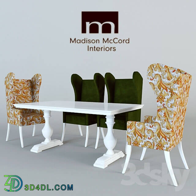 Table _ Chair - Madisonmccord farmhouse dining set