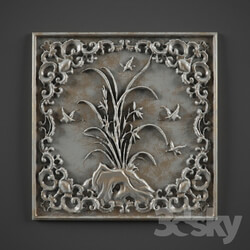 Decorative plaster - panel 