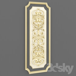 Decorative plaster - Surface threaded element 