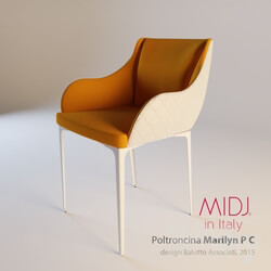 Arm chair - MIJI Poltroncina Marilyn PC 