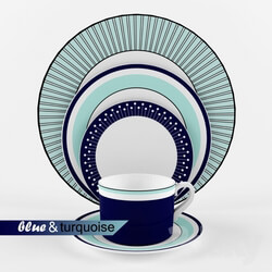 Tableware - Decor interior pack 004 