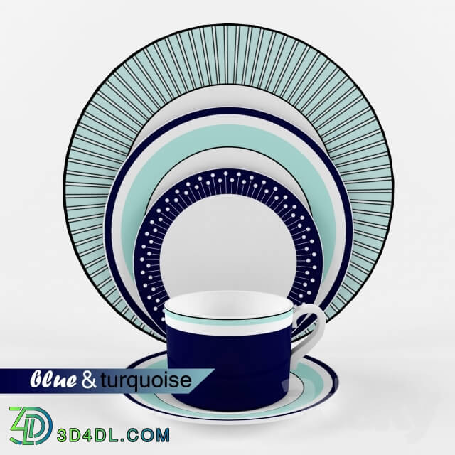 Tableware - Decor interior pack 004