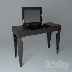 Table - Dressing table with mirror Julie Black Two 