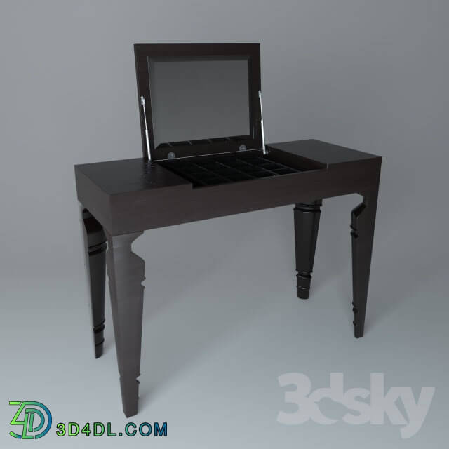 Table - Dressing table with mirror Julie Black Two