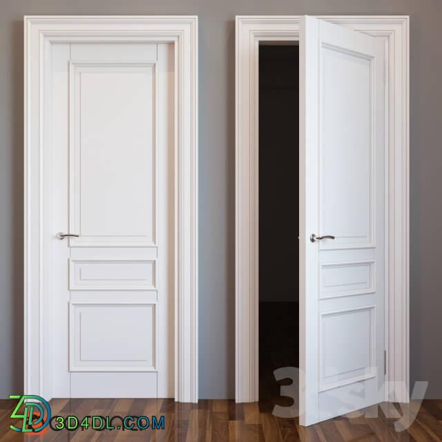 Doors - Classic wooden door