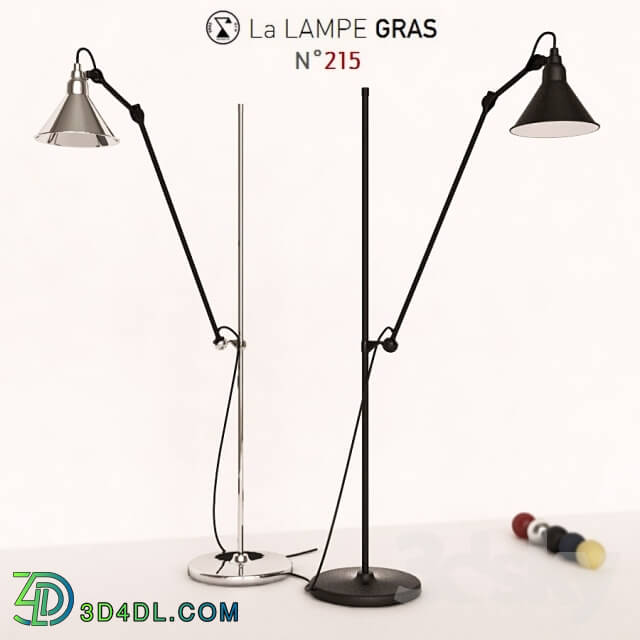 Floor lamp - Floor lamp La Lampe Gras _ 215