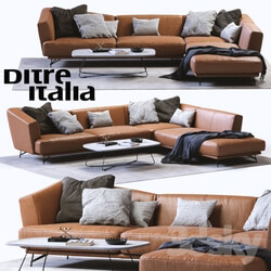 Sofa - Ditre Italia LENNOX Leather Sofa 