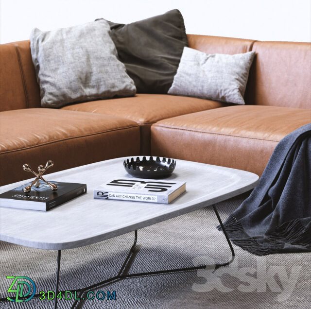 Sofa - Ditre Italia LENNOX Leather Sofa