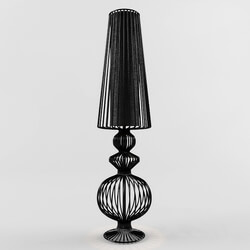 Table lamp - Spectacular Black Shadow Table Lamp 